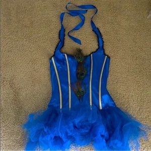 Peacock Halloween Tutu Costume Sz M